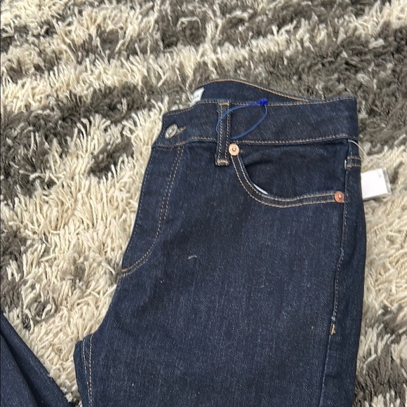 Topman Blue Skinny Jeans Modern Sleek Fit - Picture 4 of 7